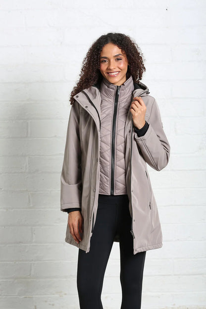 Rant & Rave Elsie Coat - Taupe