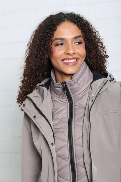 Rant & Rave Elsie Coat - Taupe