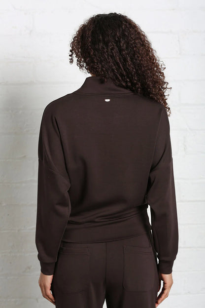 Relax & Renew Sable Cowl Neck Chocolate
