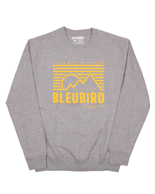 Bleubird Retro Peak Crew - Grey
