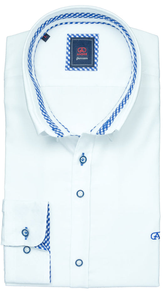 André  Rhine Cotton Shirt - White