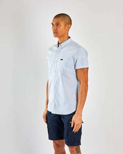 Diesel Ryan Oxford Short Sleeve Shirt - Clear Sky