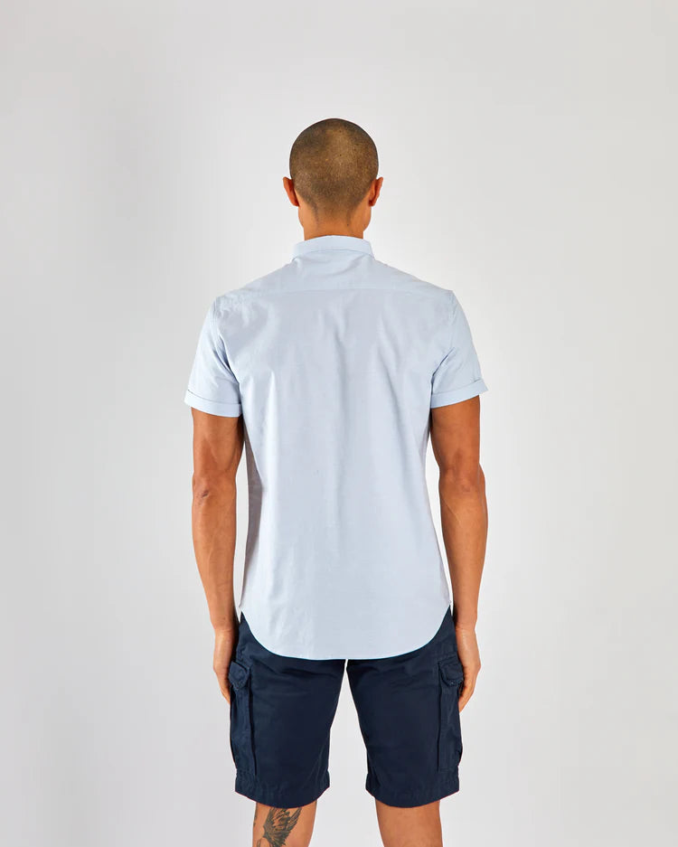 Diesel Ryan Oxford Short Sleeve Shirt - Clear Sky