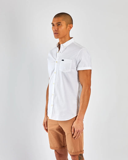 Diesel Ryan Oxford Short Sleeve Shirt - Optic White