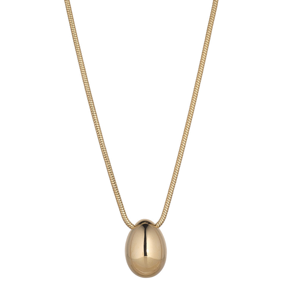 Knight & Day Chunky Gold Teardrop Pendant