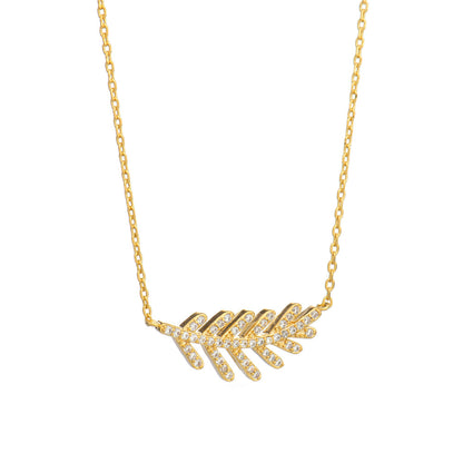 Knight & Day Leaf Pendant