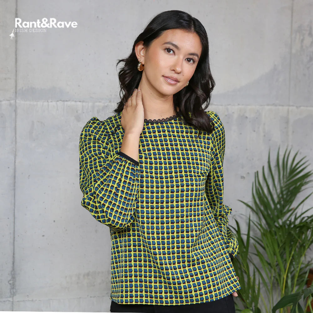 Rant & Rave Sade Top Lime - Green