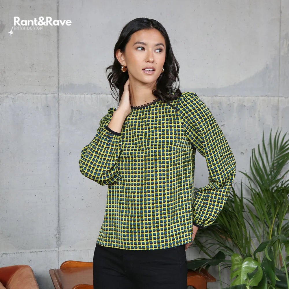 Rant & Rave Sade Top Lime - Green