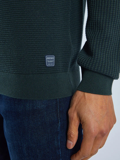 Diesel Samson Workwear Sweater - Green Marl