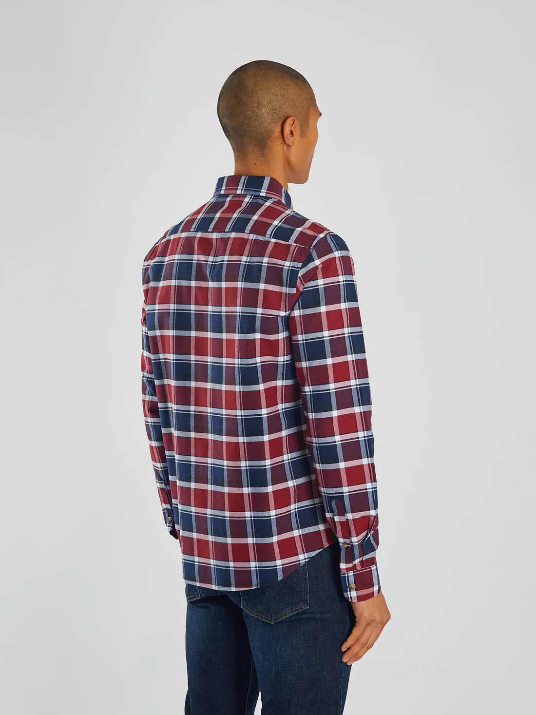 Diesel Scout Check Shirt -  Navy/Red