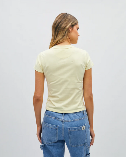 Diesel Seraphine Tee - Lemon Cream