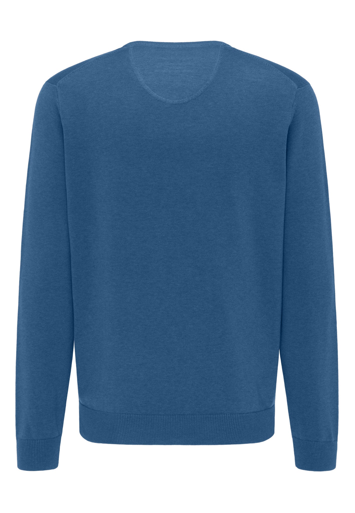 Fynch Hatton V-Neck Jumper - Azure