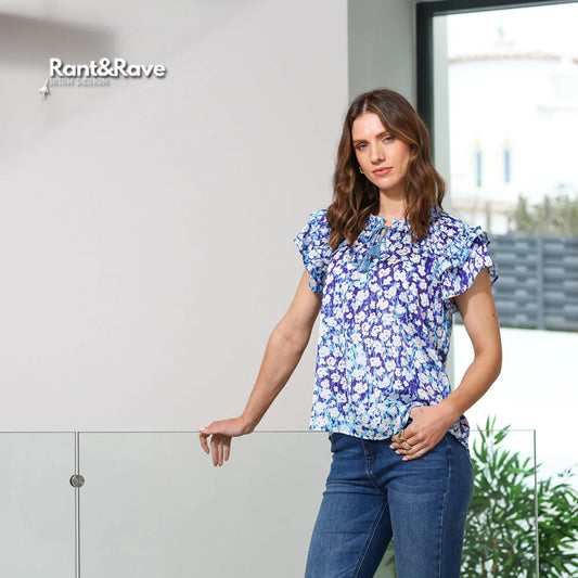 Rant&Rave Shera Top - Blue