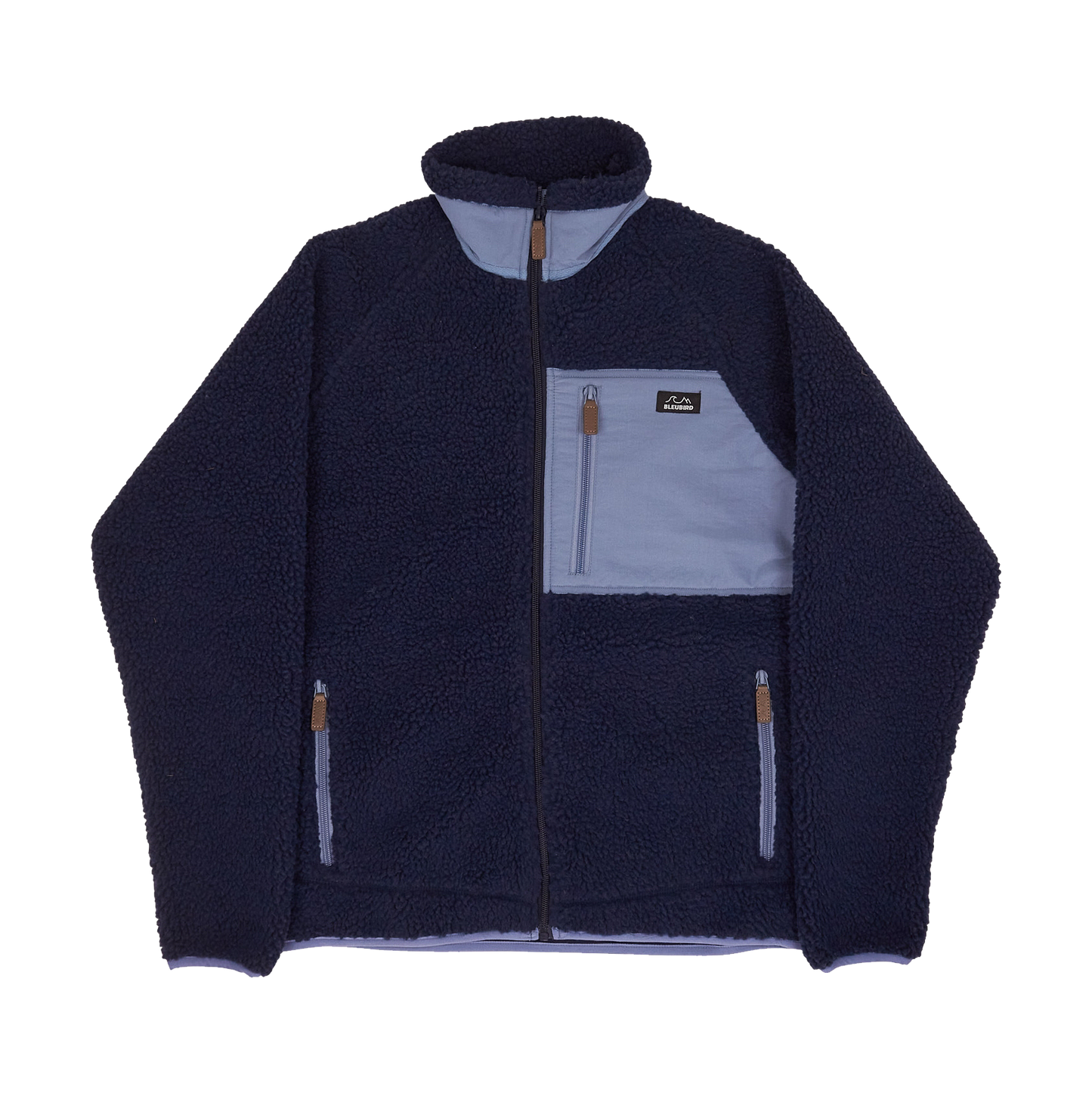 Bluebird Sherpa Fleece - Navy