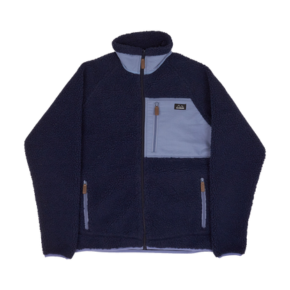 Bluebird Sherpa Fleece - Navy