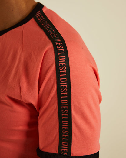 Diesel Silvan Tee - Bright Peach
