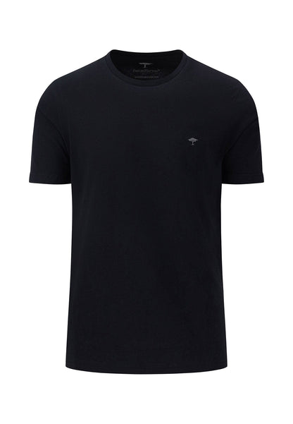 Fynch Hatton Mens O-Neck T-Shirt - Black