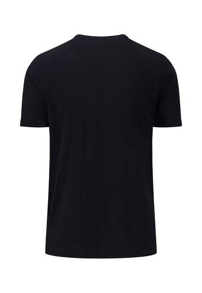 Fynch Hatton Mens O-Neck T-Shirt - Black