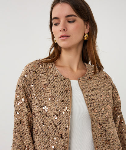 EsQualo Sequins Jacket - Multi Color