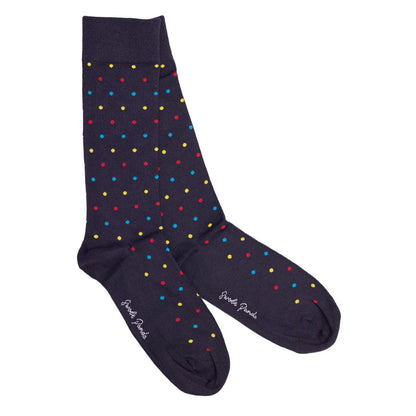 Swole Panda Bamboo Socks - Multi Spotted