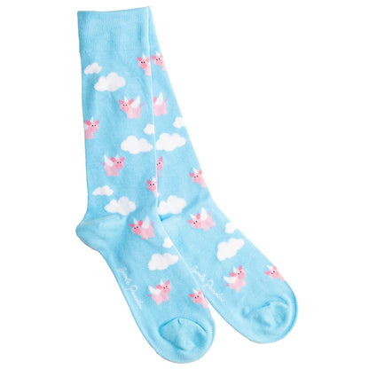 Swole Panda Bamboo Socks - Flying Pig