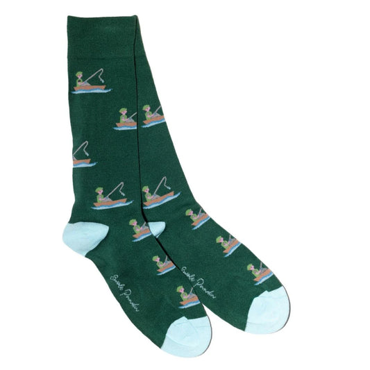 Swole Panda Bamboo Sock - Fisherman