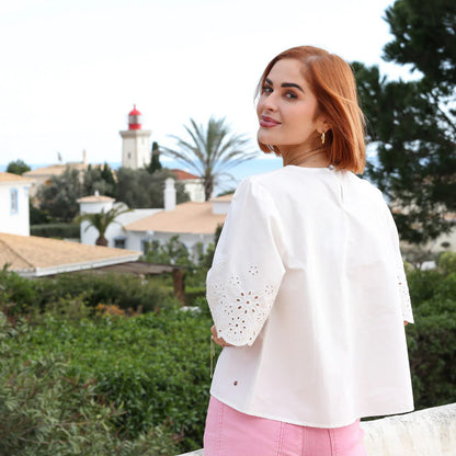 Rant & Rave Sutton Top - White