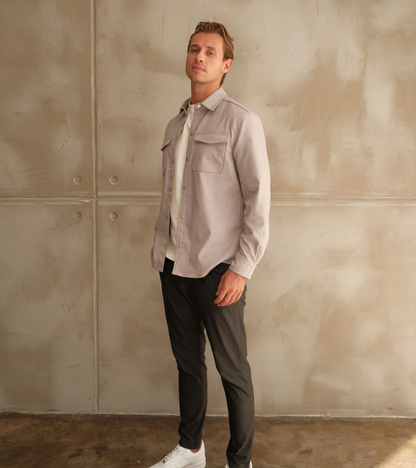 Walker & Hunt Mason Overshirt - Grey