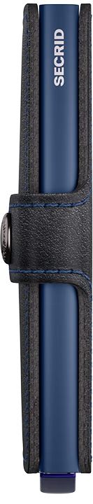 Blue Secrid wallet on a transparent background