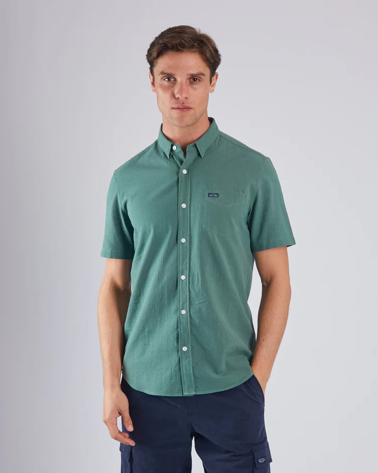 Diesel Selleck Short Sleeved Shirt - Dark Forest