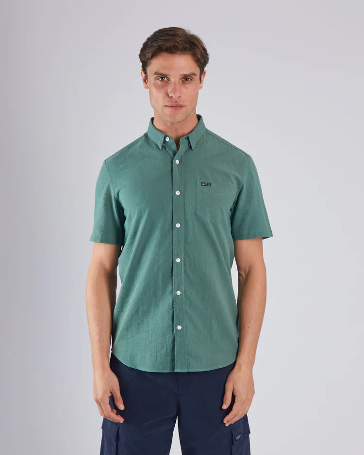 Diesel Selleck Short Sleeved Shirt - Dark Forest