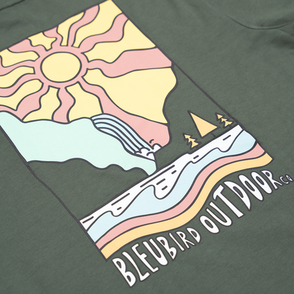 Bleubird Canyon Tee - Moss