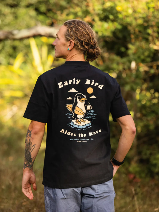Bleubird Early Bird Tee - Black