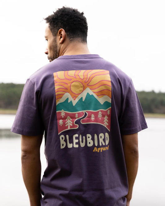 Bleubird Road Out Tee - Plum