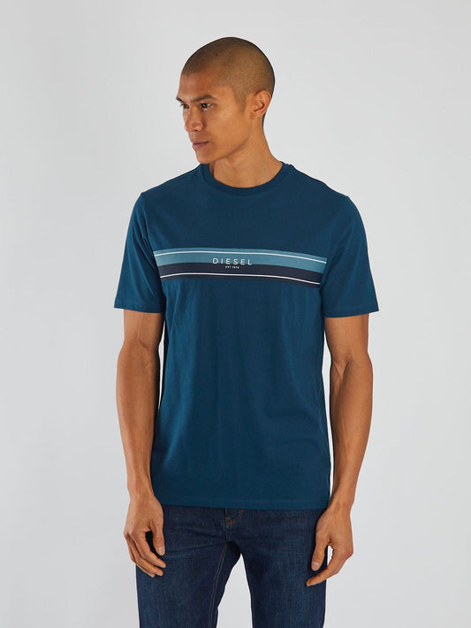 Diesel Tyler Tee - Midnight Teal