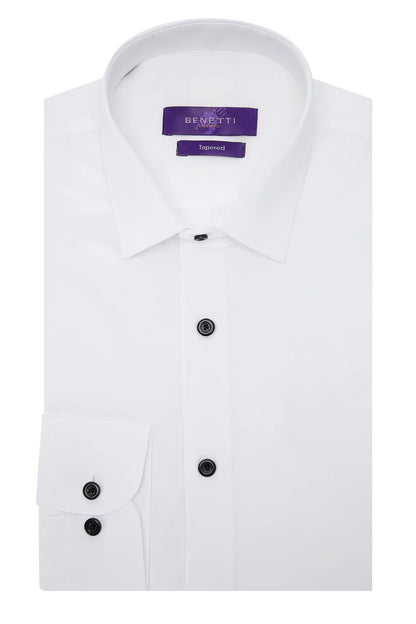 Benetti  Preston Shirt Taper Fit - White