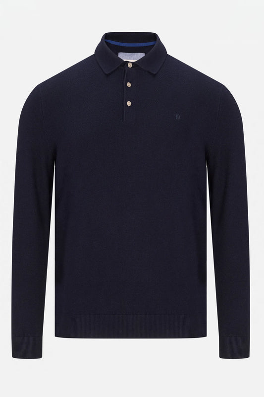 Benetti Trevor Knit Polo - Navy