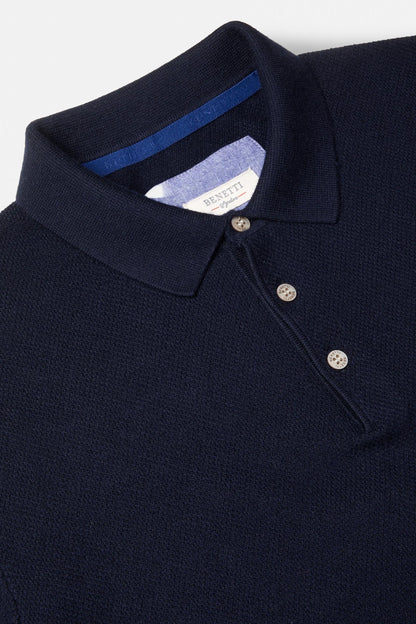 Benetti Trevor Knit Polo - Navy