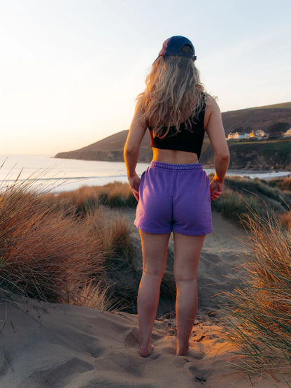 Bleubird Horizon Womens Shorts - Violet