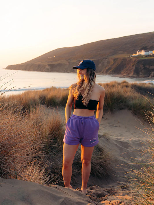 Bleubird Horizon Womens Shorts - Violet