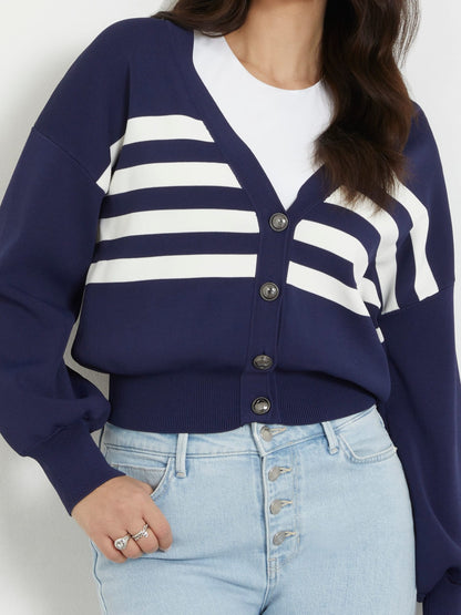 Guess Rachel Long-Sleeve Cardigan Sweater