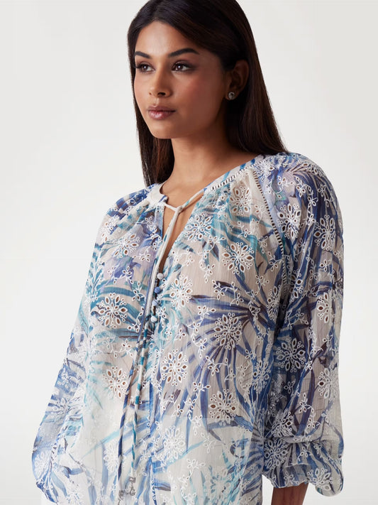 Guess Daniel Embroidery Tunic Blouse