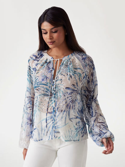 Guess Daniel Embroidery Tunic Blouse