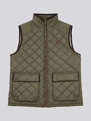 U.S. POLO ASSN. Quilted Country Gilet - Forest Night
