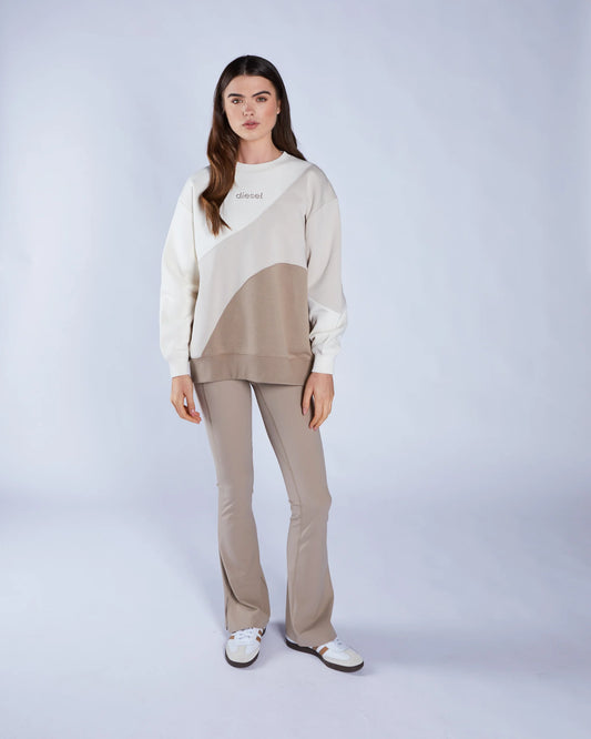 Diesel Waverly Sweatshirt - Multi Brown