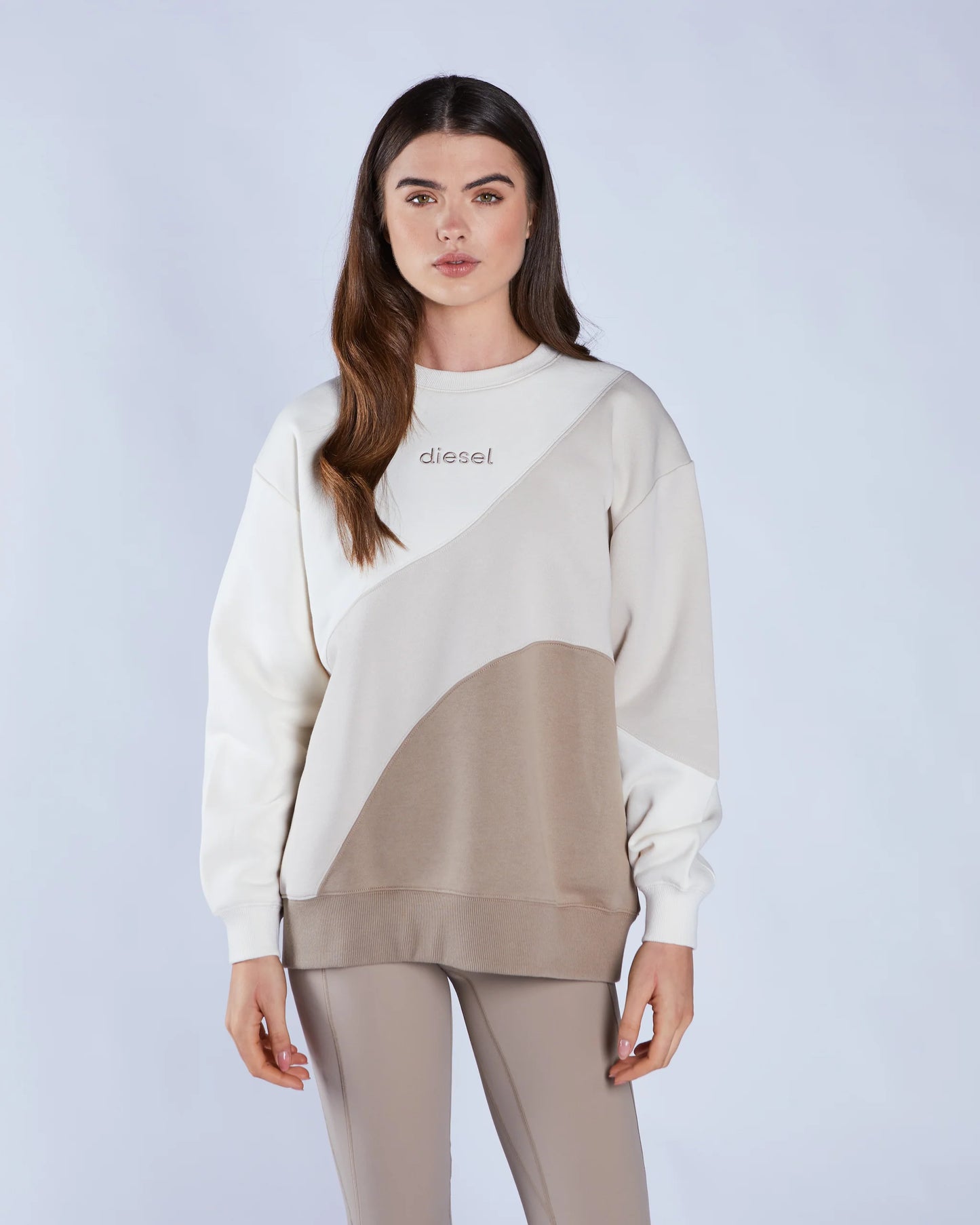 Diesel Waverly Sweatshirt - Multi Brown