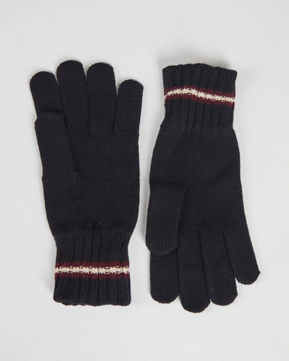 Diesel William Gloves - Black/Wine Port