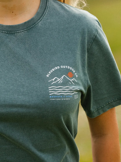 Bleubird Dawn Tee - Willow