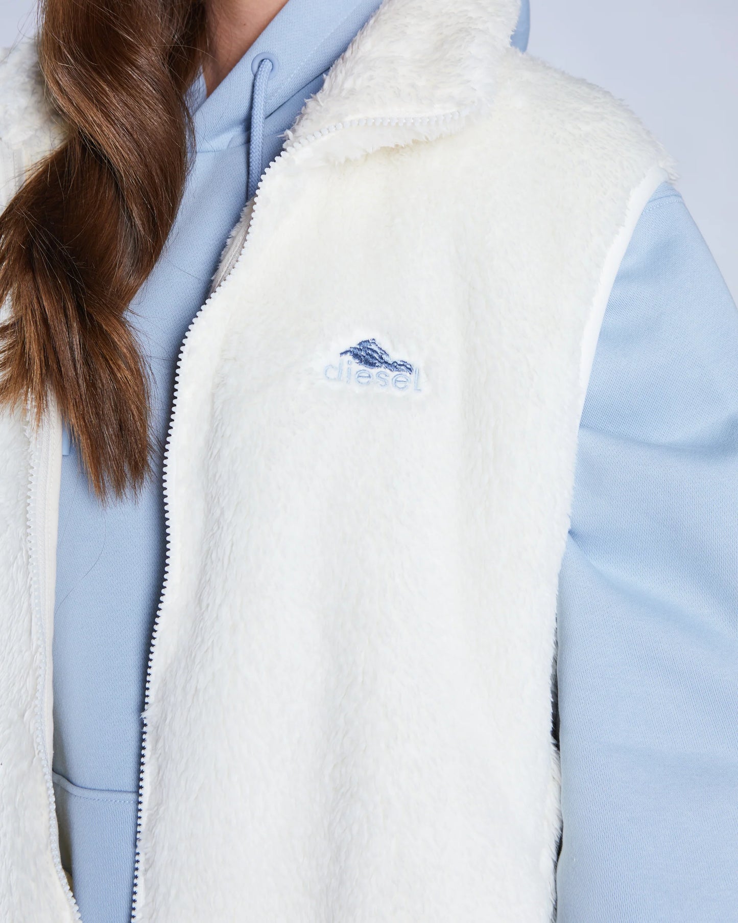 Diesel Willowyn Zipper - Creamed Snow