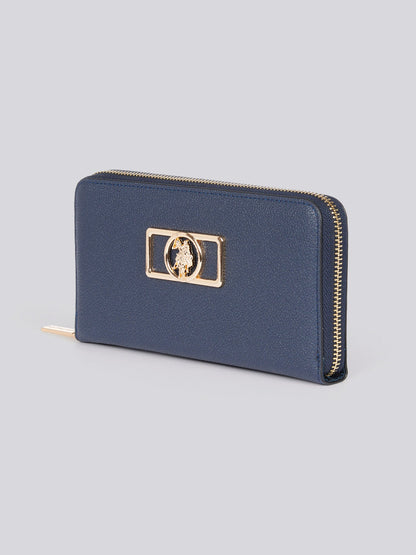 U.S. POLO ASSN. Jones Chic Zip Wallet - Navy